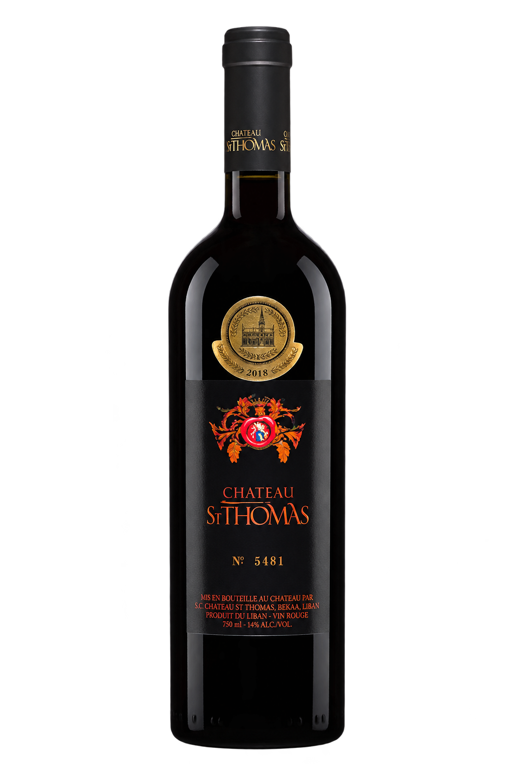 Clos St-Thomas Rouge — full bottle reference